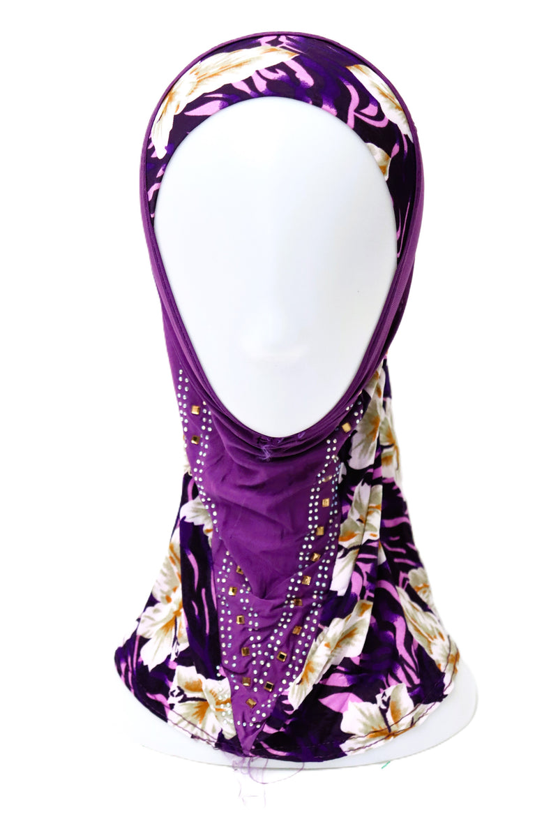 Girl's Hijab -Mixed Patterns & Designs | Budget-Friendly - SMALL