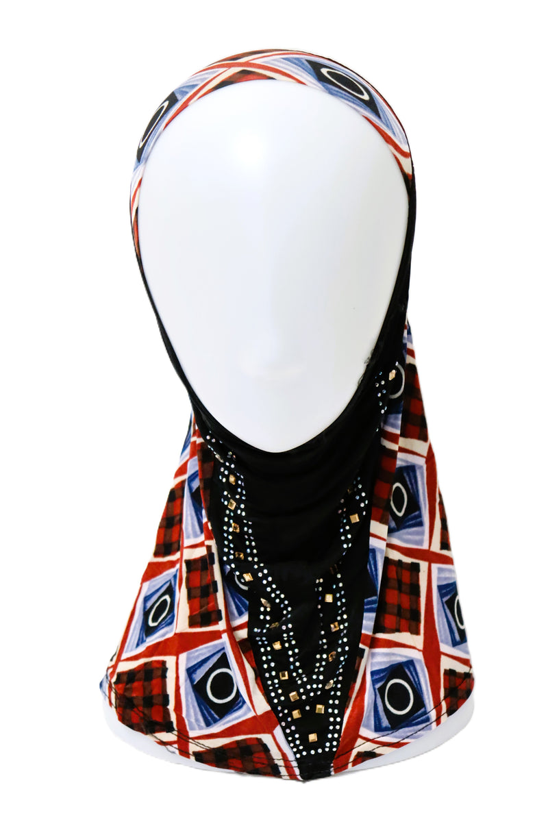 Girl's Hijab -Mixed Patterns & Designs | Budget-Friendly - SMALL