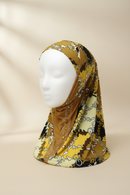 Girl's Hijab -Mixed Patterns & Designs | Budget-Friendly - SMALL (GH-1S)