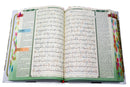 (B5) Maqdis Large Al Quran Al Kareem Word-by-Word Translation Tajweed Colour Coded with 200 Tags of Verses + 30 Tags