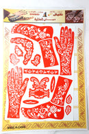 Henna Stencil Sheets for Hand and Foot- Extra Large