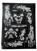 Henna Stencil Sheets - Large Size