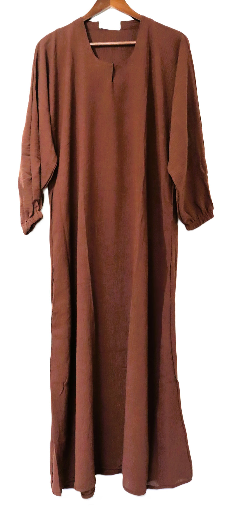 One Button Plain Abaya