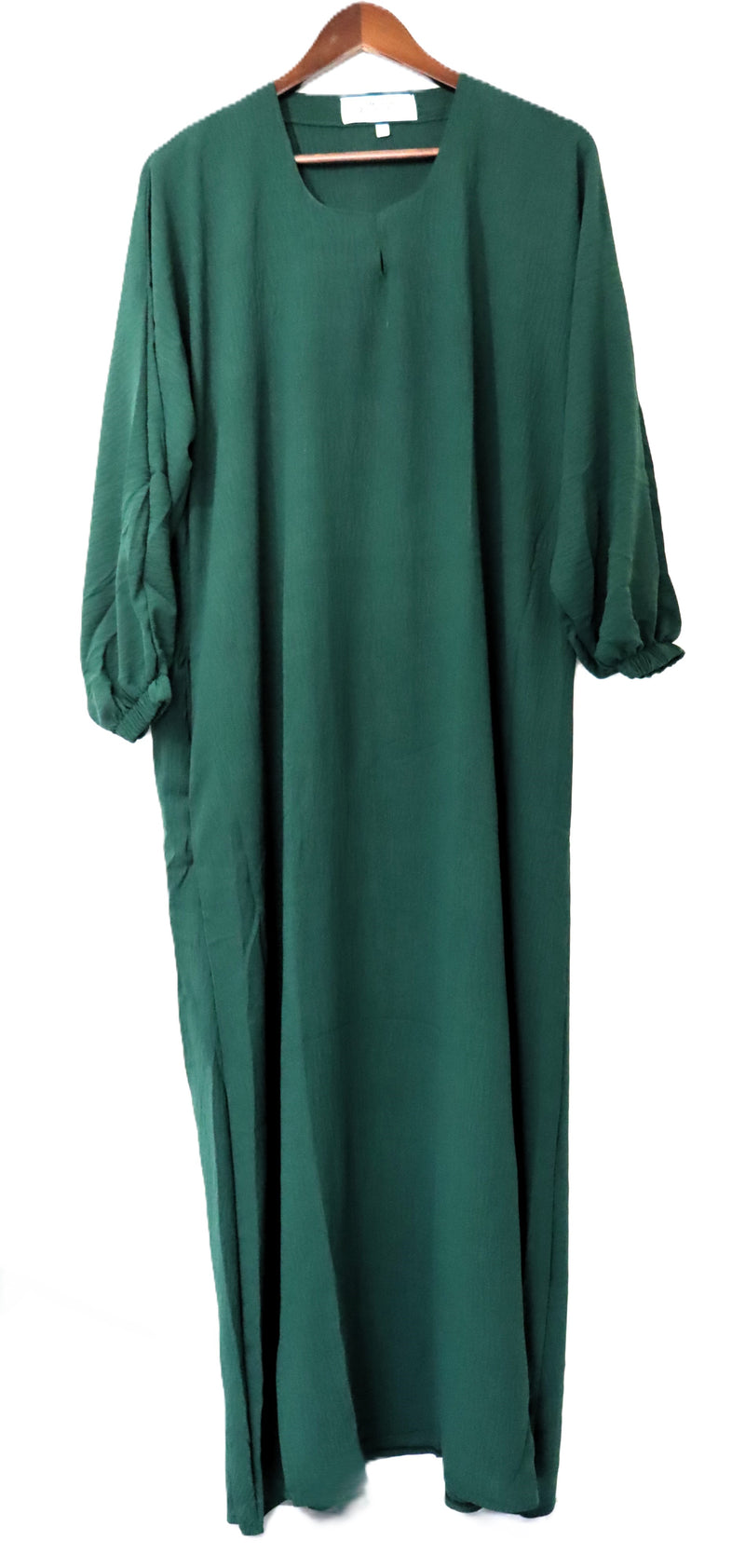 One Button Plain Abaya