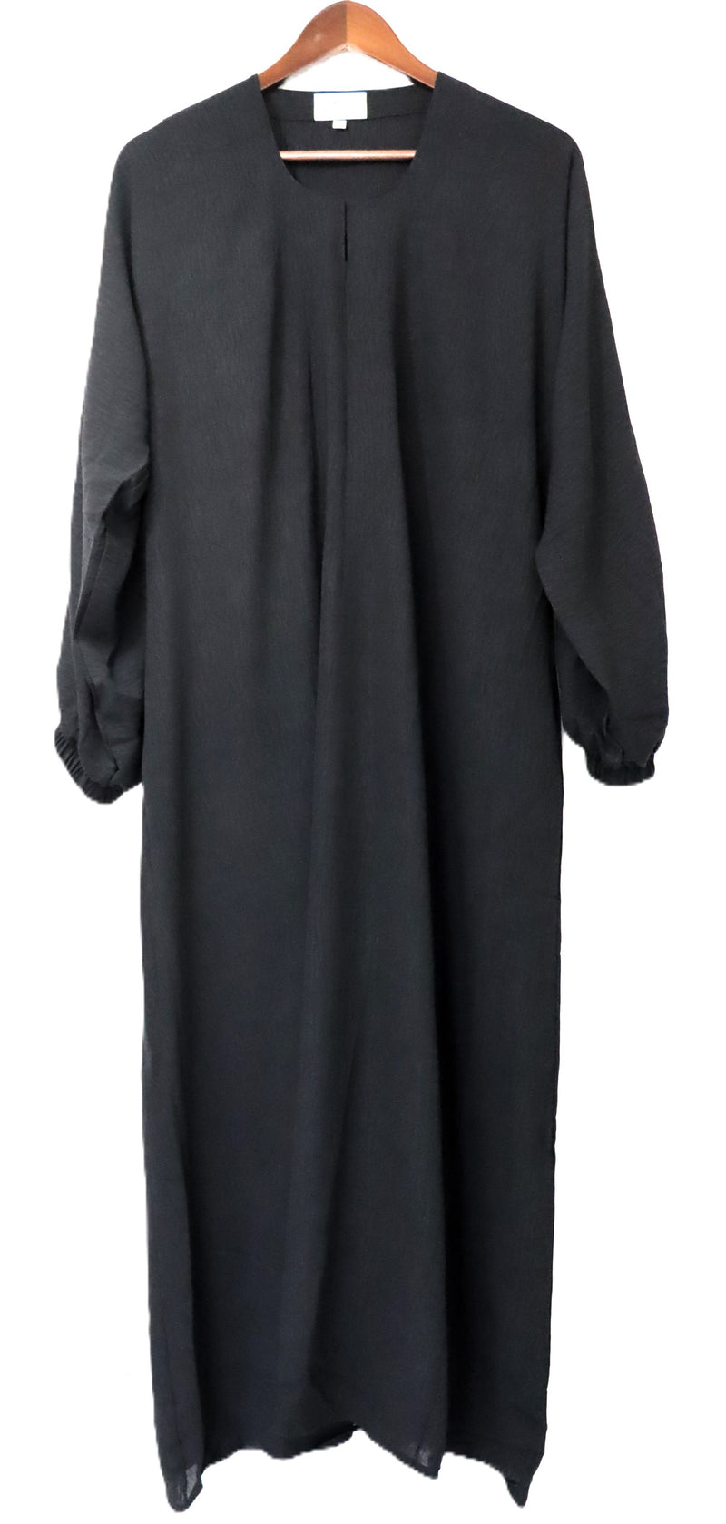 One Button Plain Abaya