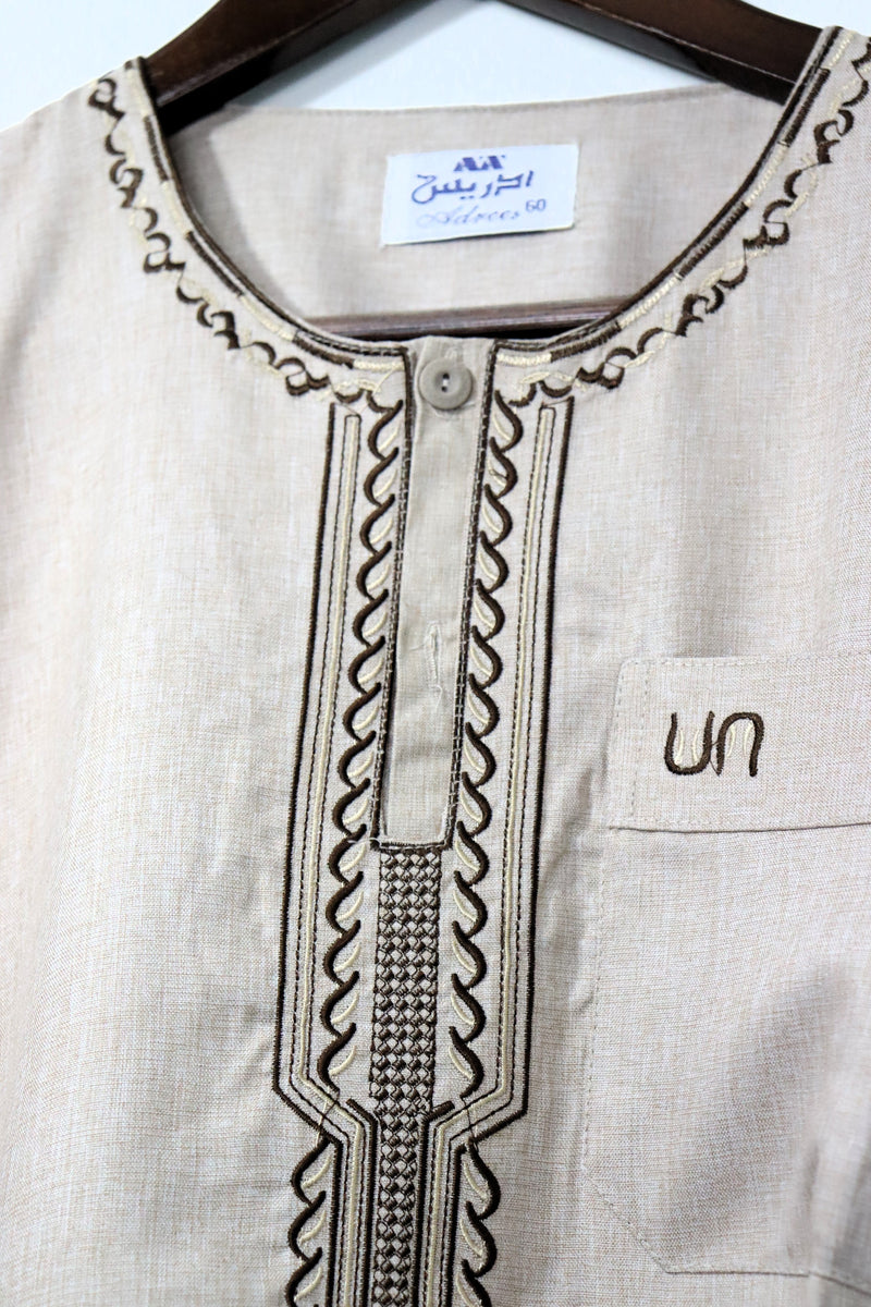 Men’s Moroccan Thobe – Short Sleeve (By Adrees)