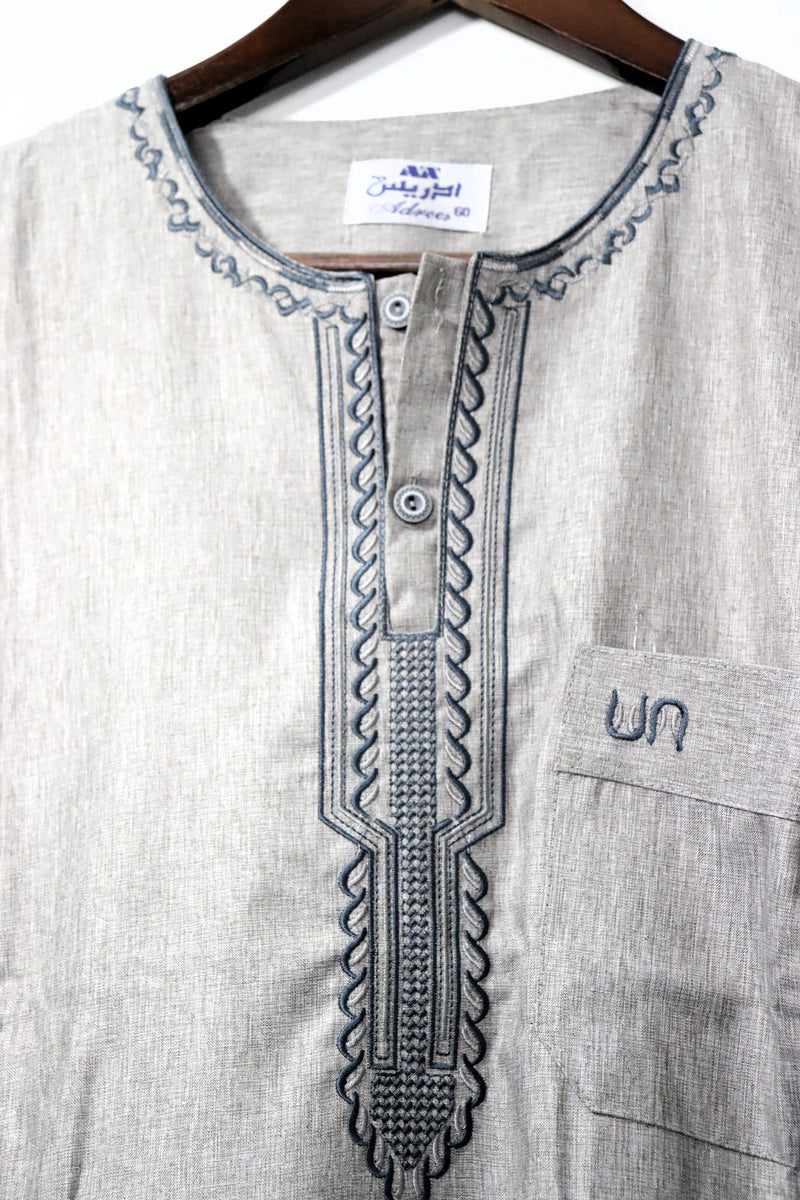 Men’s Moroccan Thobe – Short Sleeve (By Adrees)
