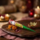 Black Herbs Ark Veda Henna Cones – 1 Box (12 Cones) Natural Maroon Henna