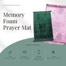 Memory Foam Prayer Mat | Extra Soft Comfort Foam In Salah