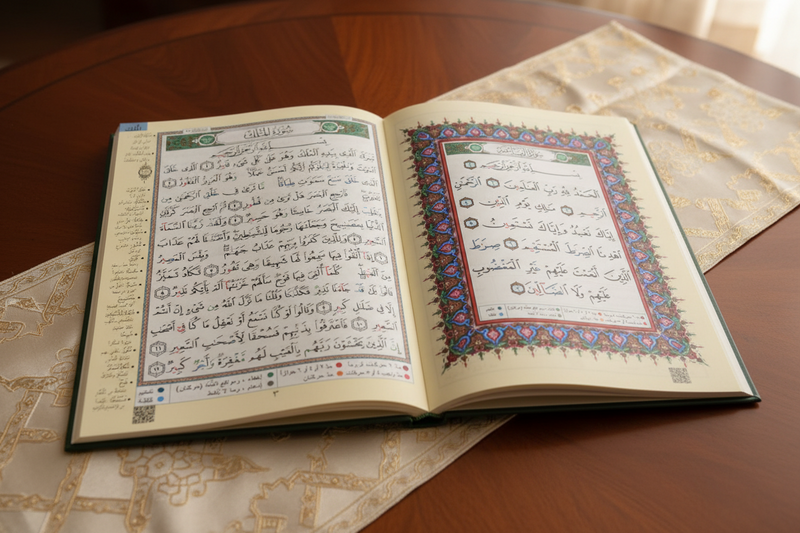 Mushaf Tajweed Learning – Tarabak (Green) with Color-Coded Tajweed Rul ...
