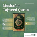 Mushaf al Tajweed Quran: Translation & Transliteration (Arabic & English) (Dar Al Maarifah) | Available In 3 Colours