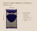 Prayer Mat(2) ( Made in Turkey ) | Medium Size (110 x 70cms) - NEW ARRIVALS!