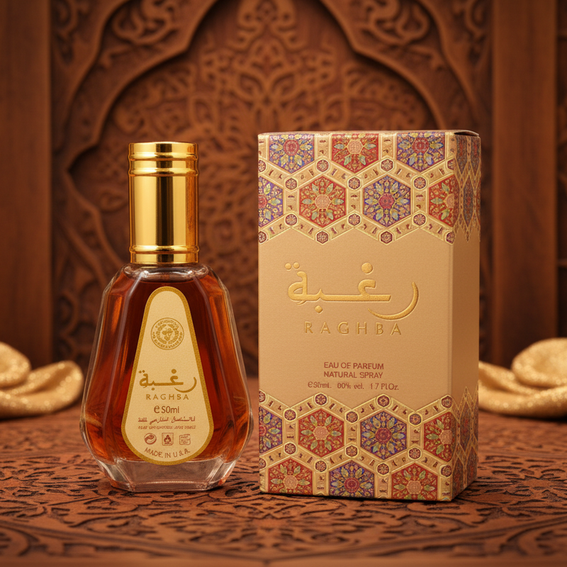 Raghba Eau De Parfum Natural Spray - 50ml - Modesty Collection