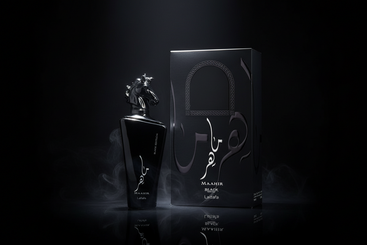 Lattafa Maahir Perfume | 100ml - with Black Edition - Modesty