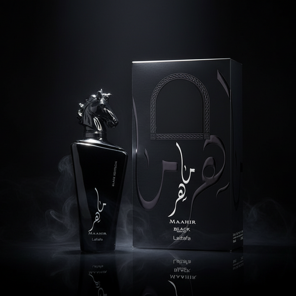 Lattafa Maahir Perfume | 100ml - with Black Edition - Modesty
