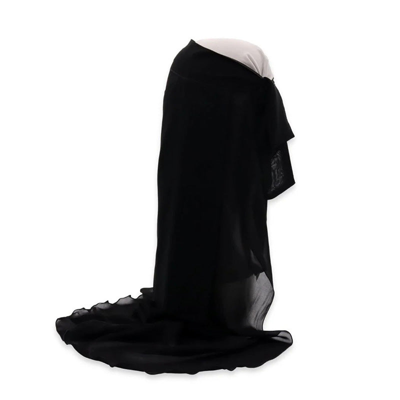 Two Layer Full Long Niqab Hijab Burqa Islamic Face Cover Veil-Burqa