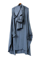 French Jilbab | 2 Piece Set With Sleeves & 1 layer niqab