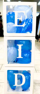 Eid Balloon Box Set | Pink & Blue
