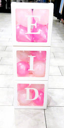 Eid Balloon Box Set | Pink & Blue