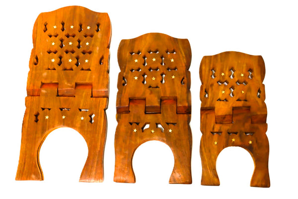 Wooden Quran Stand - Plain (3 Different Sizes)