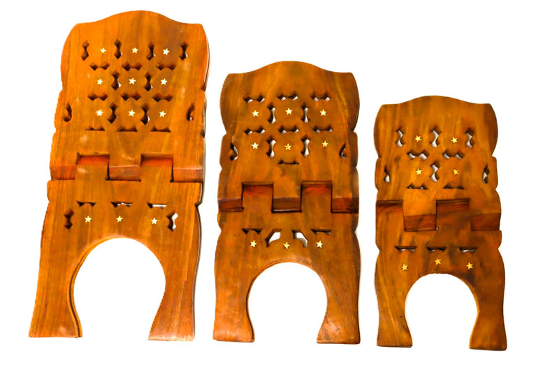 Wooden Quran Stand - Plain (3 Different Sizes)