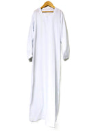 Girls One Button Abaya | Kid's Clothing | Available In WHITE & BLACK