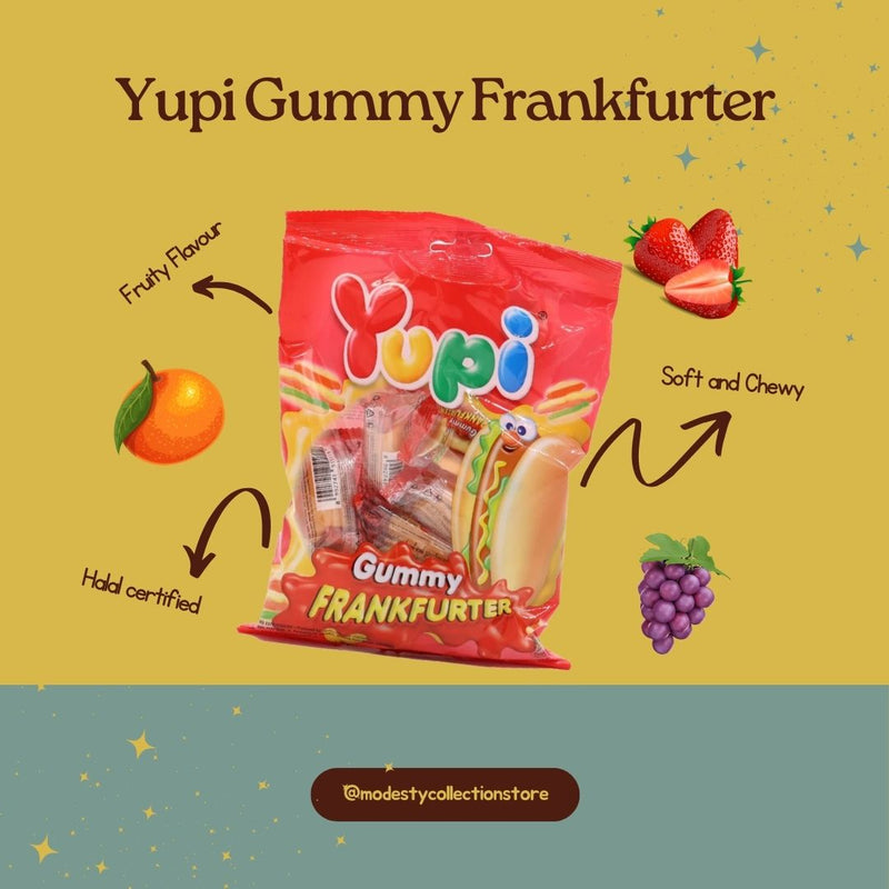 Yupi Gummy Frankfurter Hot Dog 90g