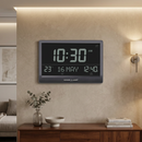 AL FAJR Digital Azan Wall Clock CJ-17 & CJ-17B | Large LCD | Multiple Athan Sounds