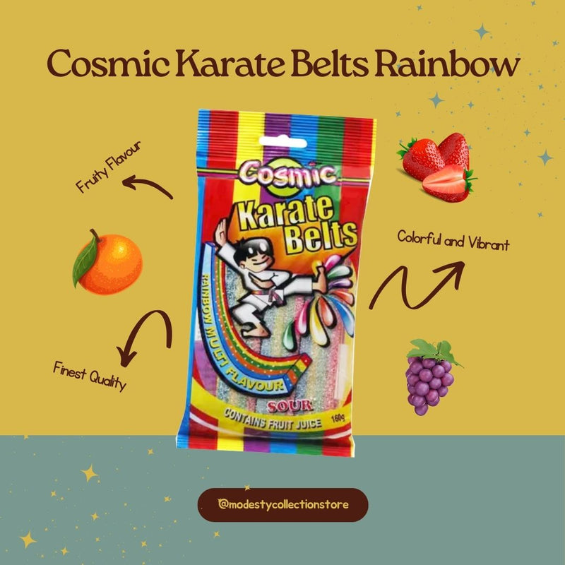 Cosmic Karate Belts Rainbow 160g