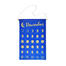 Ramadan Countdown Calendar - Blue | Hanging Calendar for Kids & Families