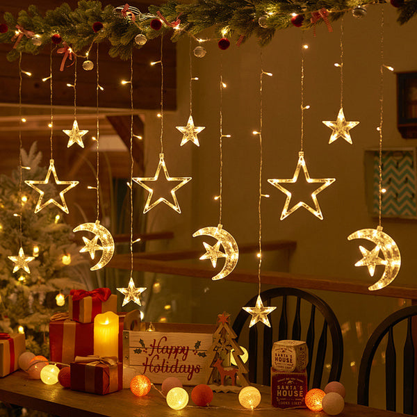 Star Moon String LED Light – Ramadan Decor