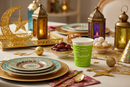 Party Cups Ramadan Eid Decoration (Muslim) | 60-Piece Mixed Colours Pack