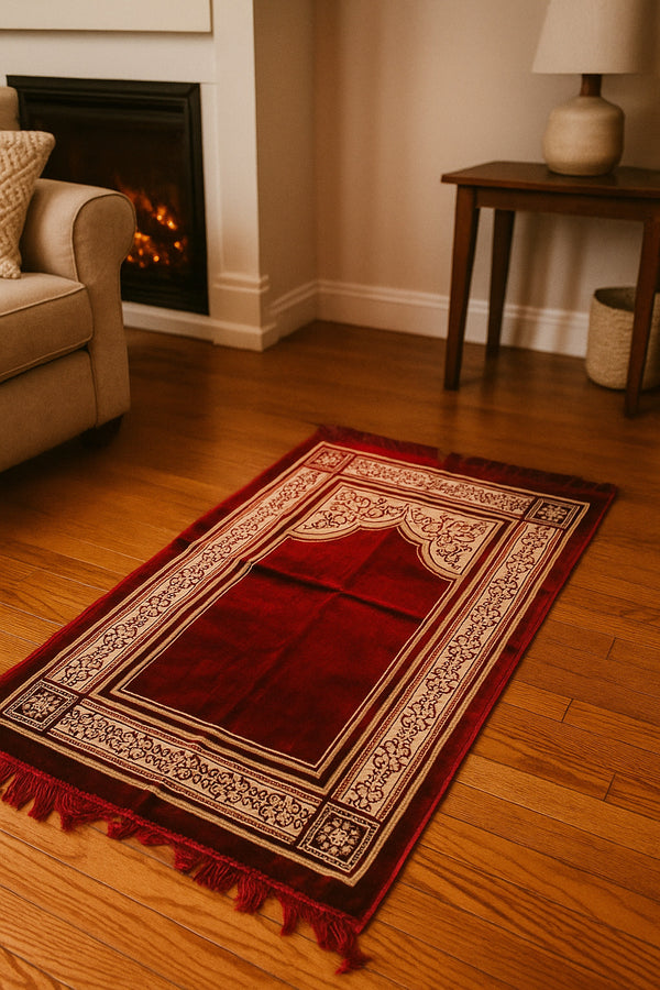 Prayer Mat(1) ( Made in Turkey ) | Medium Size (110 x 70cms)- NEW ARRIVALS