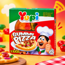Yupi Gummi Pizza Lolly | Halal Candy | 5 Slices (1 Piece)