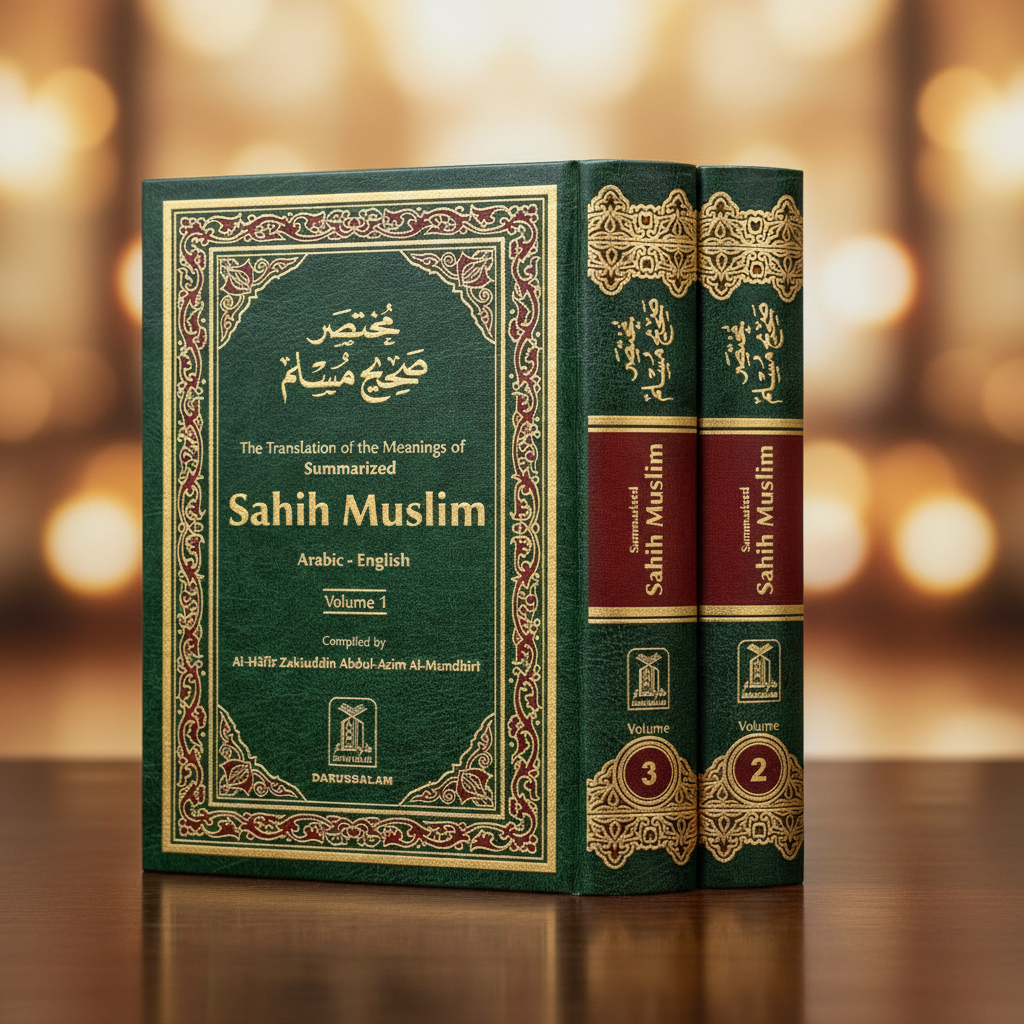 Sahih Muslim – 2 Volume Arabic & English Hadith Collection (Word-for-W ...