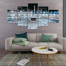 Polyester Canvas Painting | Wooden Inner Frame | Masjidul Haram | Kaaba