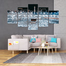 Polyester Canvas Painting | Wooden Inner Frame | Masjidul Haram | Kaaba