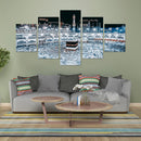 Polyester Canvas Painting | Wooden Inner Frame | Masjidul Haram | Kaaba