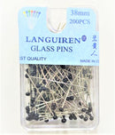 200pc Safety Pin Muslim Hijab Scarf Pin Black Only