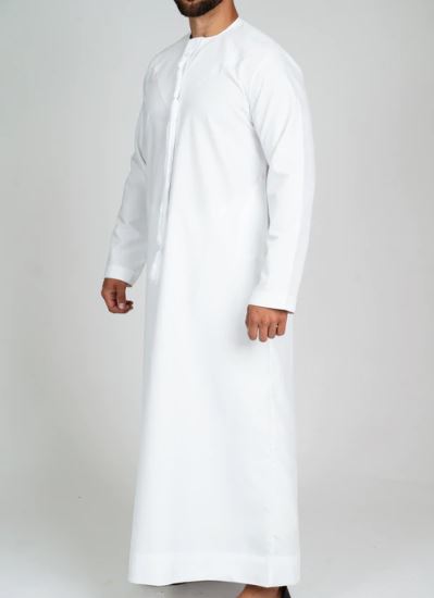 Emirati Khaleej White Thobe  / Jubbah