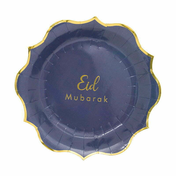 8pk Eid Mubarak Lunch Plates 7"
