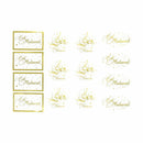 Eid Mubarak label Gold